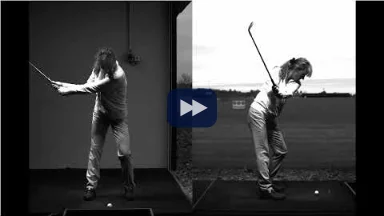 Erste Stunde mit einer Golferin