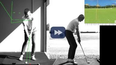 Oliver Heuler Unterrichtet einen Golfer