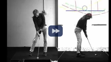 Zweite Golfstunde mit derselben Golferin